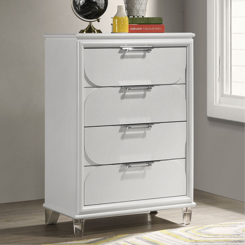 Commode contemporaine en acrylique 1 pièce Pearl