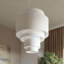 7 - Light White Drum Pendant