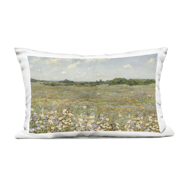 Coussin d'extérieur Vast Flower Moucheté par Amber Sterling