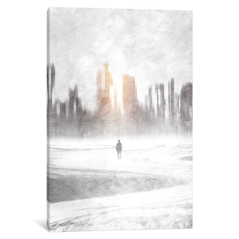 Grey Hope by Viviana Gonzalez - Wrapped Canvas Painting, 101.6 cm H x 66.04 cm W x 1.91 cm D