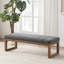 Boucle Upholstered Bench-122712870