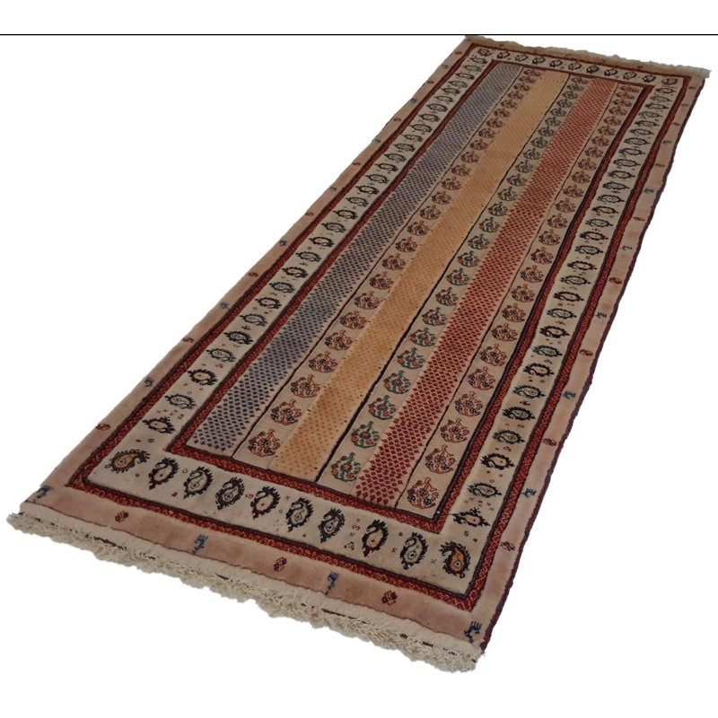 Asharna Oriental Area Rug in Beige