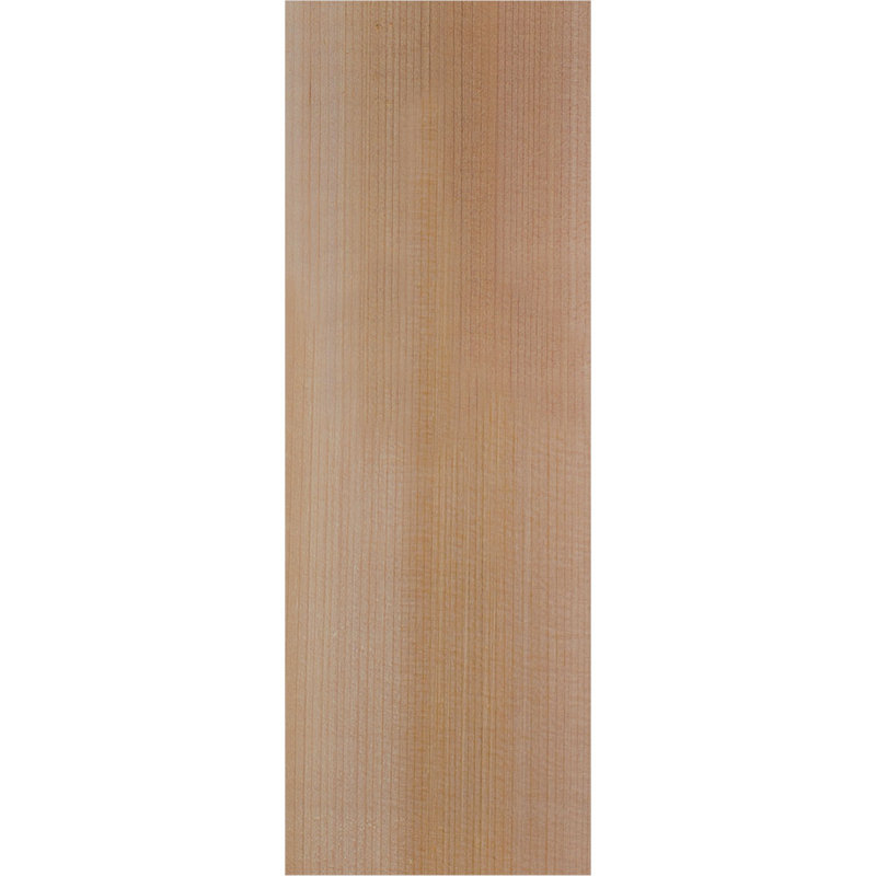 Queue de chevron lisse l 3 3 po x H 10 po x L 24 po, cèdre rouge de l'Ouest, Cèdre rouge, H 10 po x l 24 po x P 3,5 po