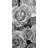 Grayscale Roses - Black Monochrome Framed Canvas Decor