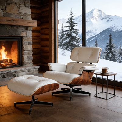 Chaise longue avec repose-pieds Hayeslee