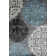 Padowski Floral Gray/Blue/Black Area Rug