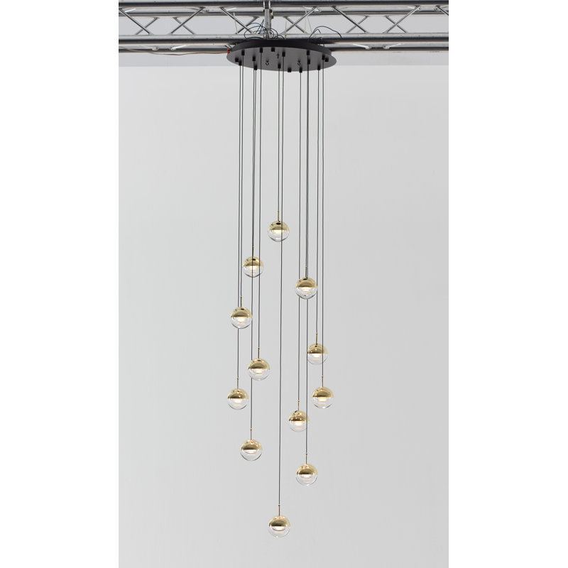 Dora 12 - Light Pendant, Brass