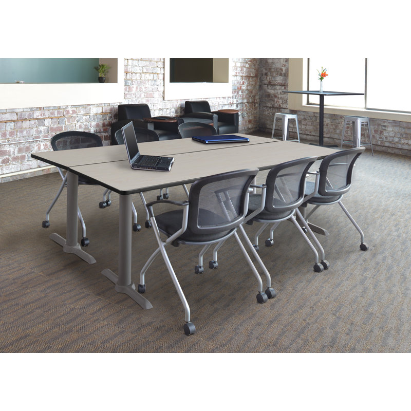 Base et table de formation Cain, Gris, Érable, H 29 po x L 84 po x l 24 po