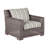 Rustic Woven N-Dura Resin Wicker Outdoor Lounge Chair-93663100-70166304-63221116