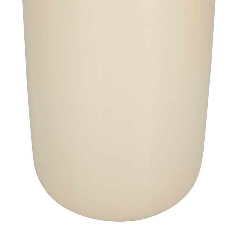Vase en fer moderne Lusya Cole, Crème