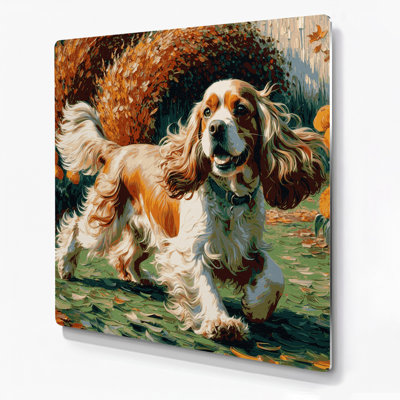 Dogs Cocker Spaniel Brown Metal Wall Art