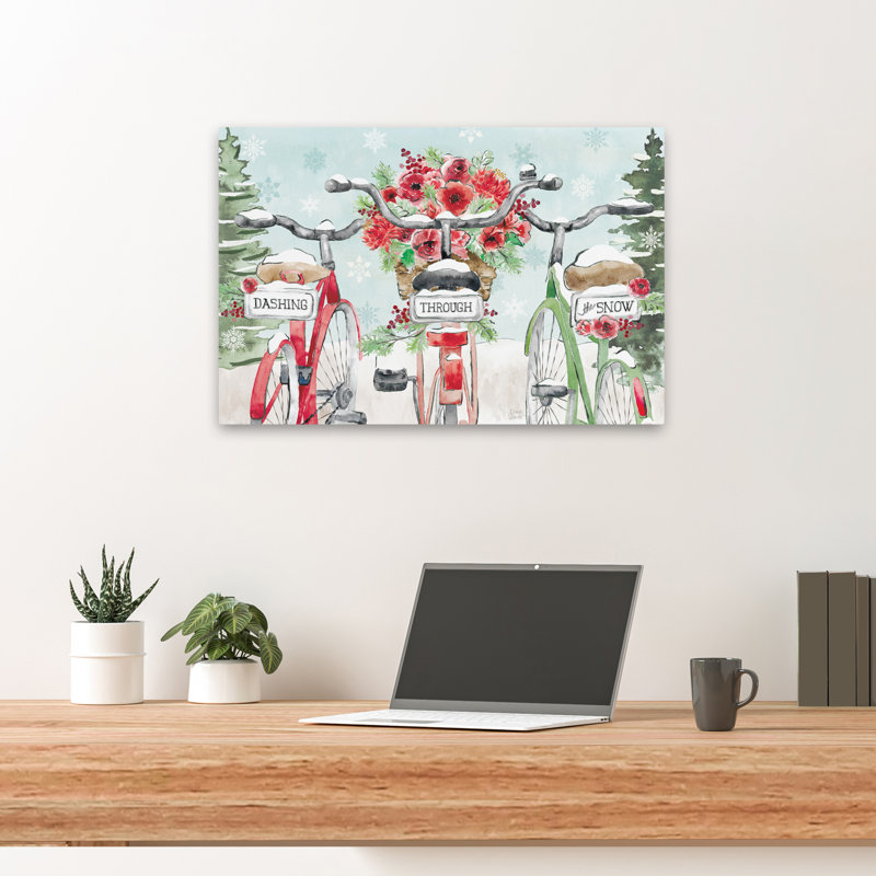 «Holiday Ride IV - Christmas Berries», H 16 po x l 24 po
