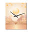 Charmante ville orientale bohème rétro pastel I - horloge murale moderne abstraite-99634961
