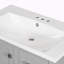 Ensemble de meuble-lavabo simple 30 po avec plateau en céramique Shahvin-802878410