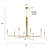 8 - Light Dimmable Modern Linear Chandelier-1326441900