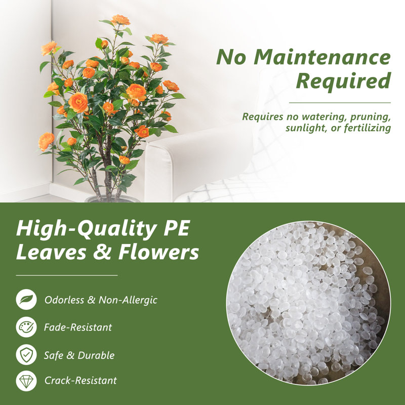 40'' Faux Flowering Tree in Pot