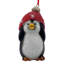 Pingouins de Noël avec chapeaux de père Noël sans mal (ensemble de 3)
