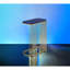Table d'appoint bleue et dorée avec utilitaire polyvalent