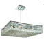 Lustre rectangulaire unique à 16 lumières avec détails en cristal Moret-138583868-138583873