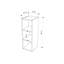 Samay 68cm H x 24cm W Floating Bookcase-1288447314