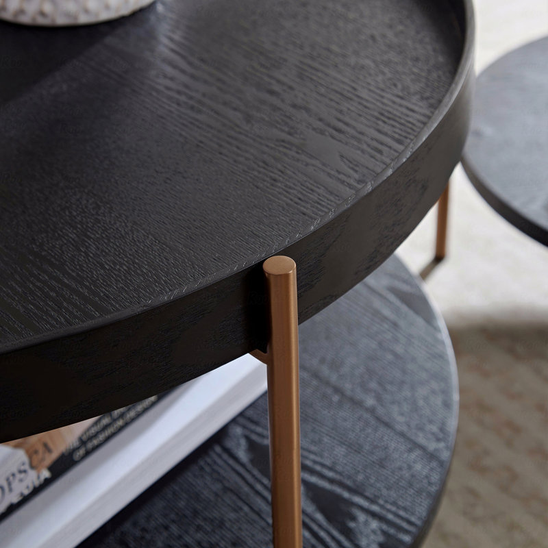 Ensemble de tables basses rondes 2 pièces 2 pièces