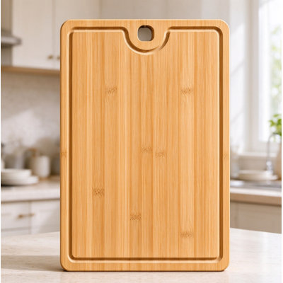14"L x 10.6"W Bamboo Cutting Board for Kitchen
