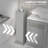 Toilet Paper Cabinet, Small Bathroom Corner Floor Cabinet with Doors and Shelves, Thin Storage Bathroom Organizer-994862927