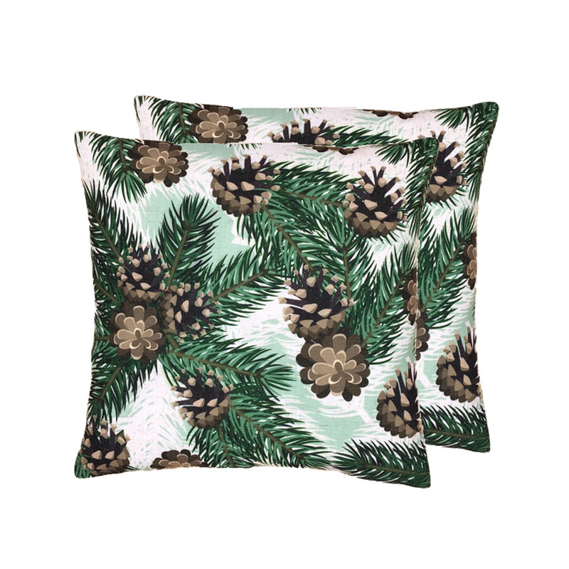 Linen Throw Pillow, Feather