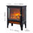 17 Inch Freestanding Electric Fireplace Stove Heater With 3D Flame Effect-882192731