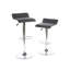 Denada Swivel Upholstered Adjustable Height Counter Stool with Metal Frame