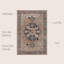 Tapis beige / bleu Sarok-976574581