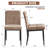 Modern Dining Chair with Metal Legs-2111032960