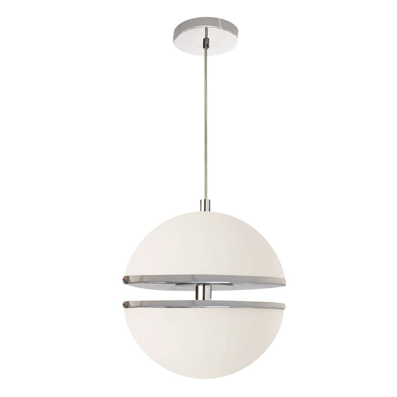 Fobbs 2 - Light LED Unique/Statement Pendant, Polished Chrome