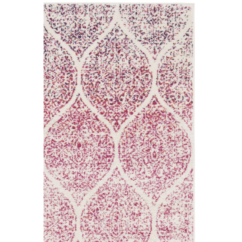 Balcom Performance Geometric Rug, Square 4'