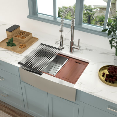 Évier de cuisine 30 pouces à double cuve en acier inoxydable 304