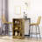 Rattan Bar Stools Set Of 2, 26 Inch Counter Height With Breathable Wicker Seat And Back For Boho Kitchen Decor, Bar Stool