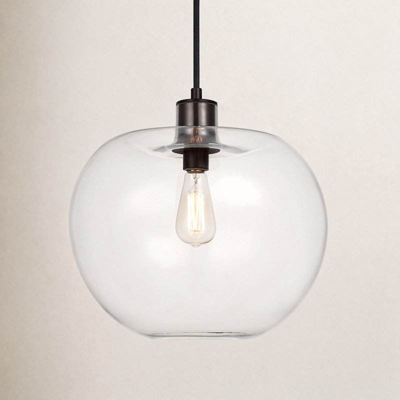 Rumford 1 - Light Sphere Pendant, Aged Iron, 15.63" H x 16" W x 16" D