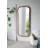 31.4x1.4x74" Oversized Wooden Floor Mirror