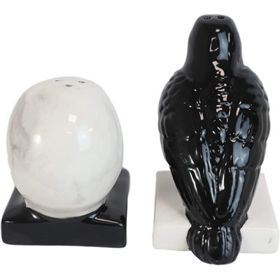 Ensemble de 2 figurines Davika le Corbeau, crâne