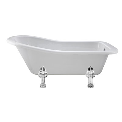 Brockley 1700mm x 730mm Soaking Acrylic Bathtub
