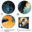 Coucher de soleil sur glace, pingouin charme II - art mural pingouin-214869249-214869252