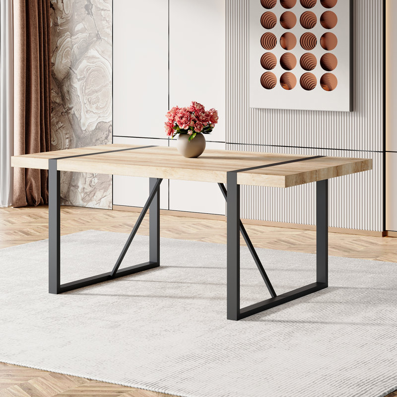 Table rectangulaire 71 po pour salle à manger, salon