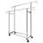 Nithara Metal Adjustable Rolling Clothing Rack