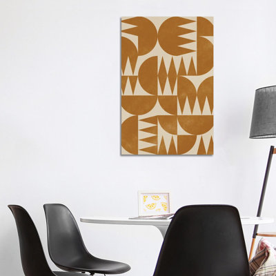 Woodblock Pattern III by Alisa Galitsyna - Wrapped Canvas Print