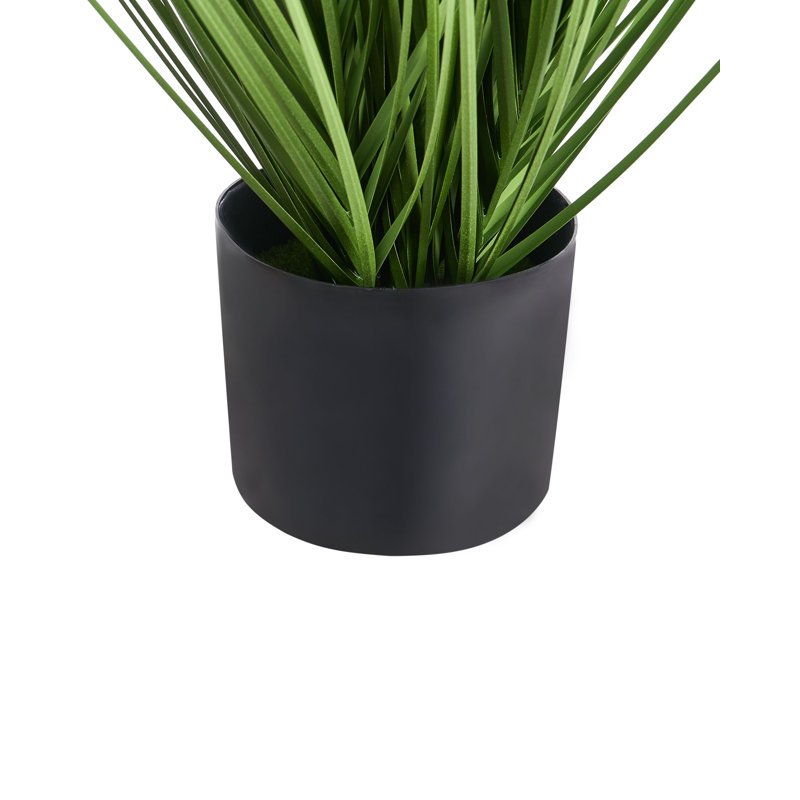 SNOWBALL BUSH 125 cm H Faux Onion Grass Plant in Plastic Pot