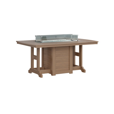 Berlin Gardens Garden Classic 72″ Fire Pit Dining Table