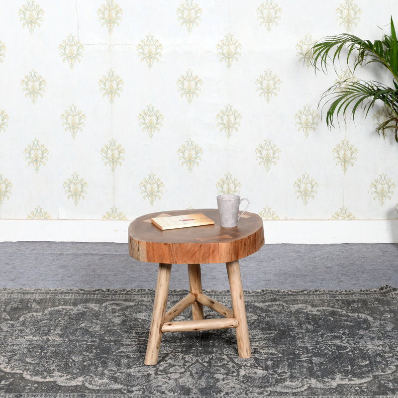 Aala Solid Wood Accent Stool