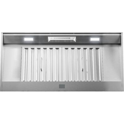 Zephyr Monsoon Connect 42"" 700 CFM Insert Mount Range Hood with LED Light in Stainless Steel -  AK9440BS