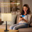 Lampe de table USB en métal Britta