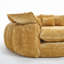 Canapé-lit double confortable avec accoudoirs surdimensionné et rembourré à haut dossier pour le salon et la chambre-116723650